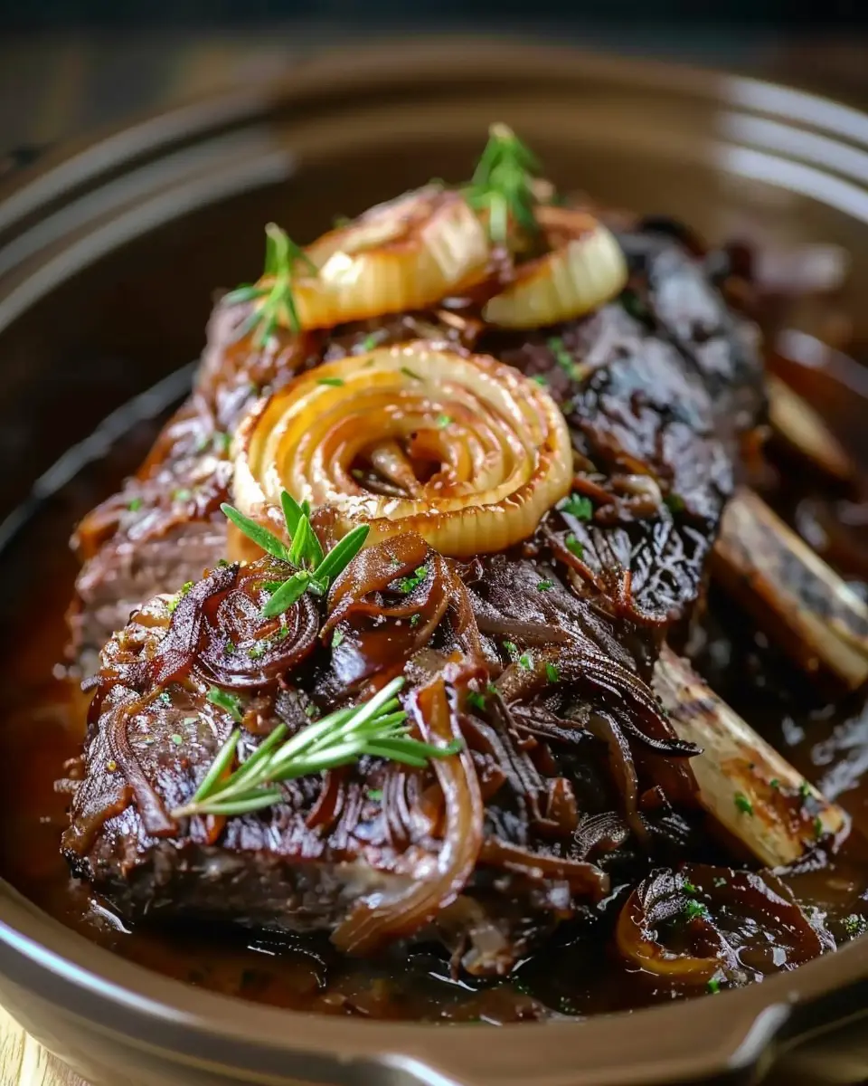Slow Cooker French Onion Roast: Easy Comfort Food Delight