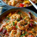Easy Creamy Seafood and Shrimp Chili