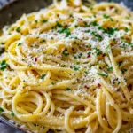 Creamy Lemon Butter Garlic Pasta Recipe