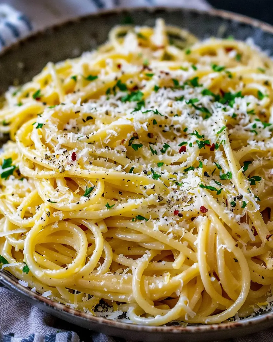 Creamy Lemon Butter Garlic Pasta: A Quick and Indulgent Delight