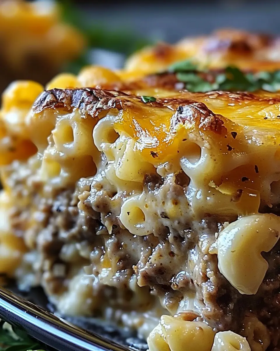 Mac and Cheese Meatloaf Casserole: A Cozy Indulgent Delight