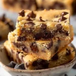 Melt-in-Your-Mouth Chocolate Chip Cookie Bars