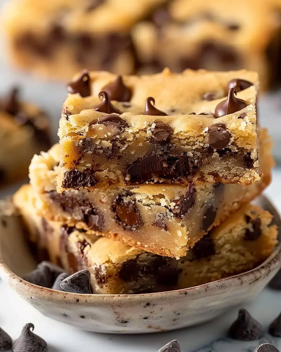Melt-in-Your-Mouth Chocolate Chip Cookie Bars: The Best Comfort Treat