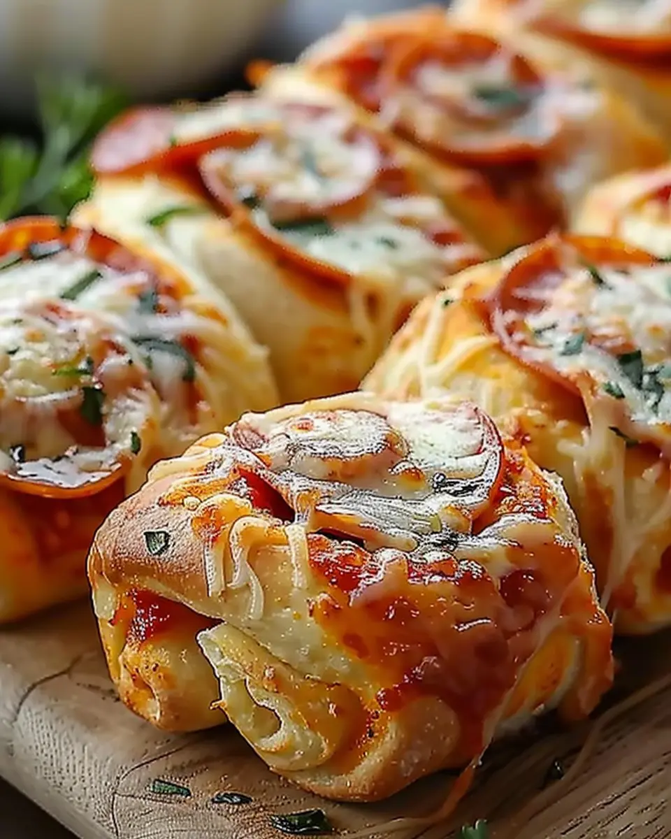 Flaky Pepperoni Pizza Rolls: Easy 30-Minute Mozzarella Delight