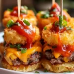 Tater Tot Mini Cheeseburger Bites for Epic Snack Time Fun
