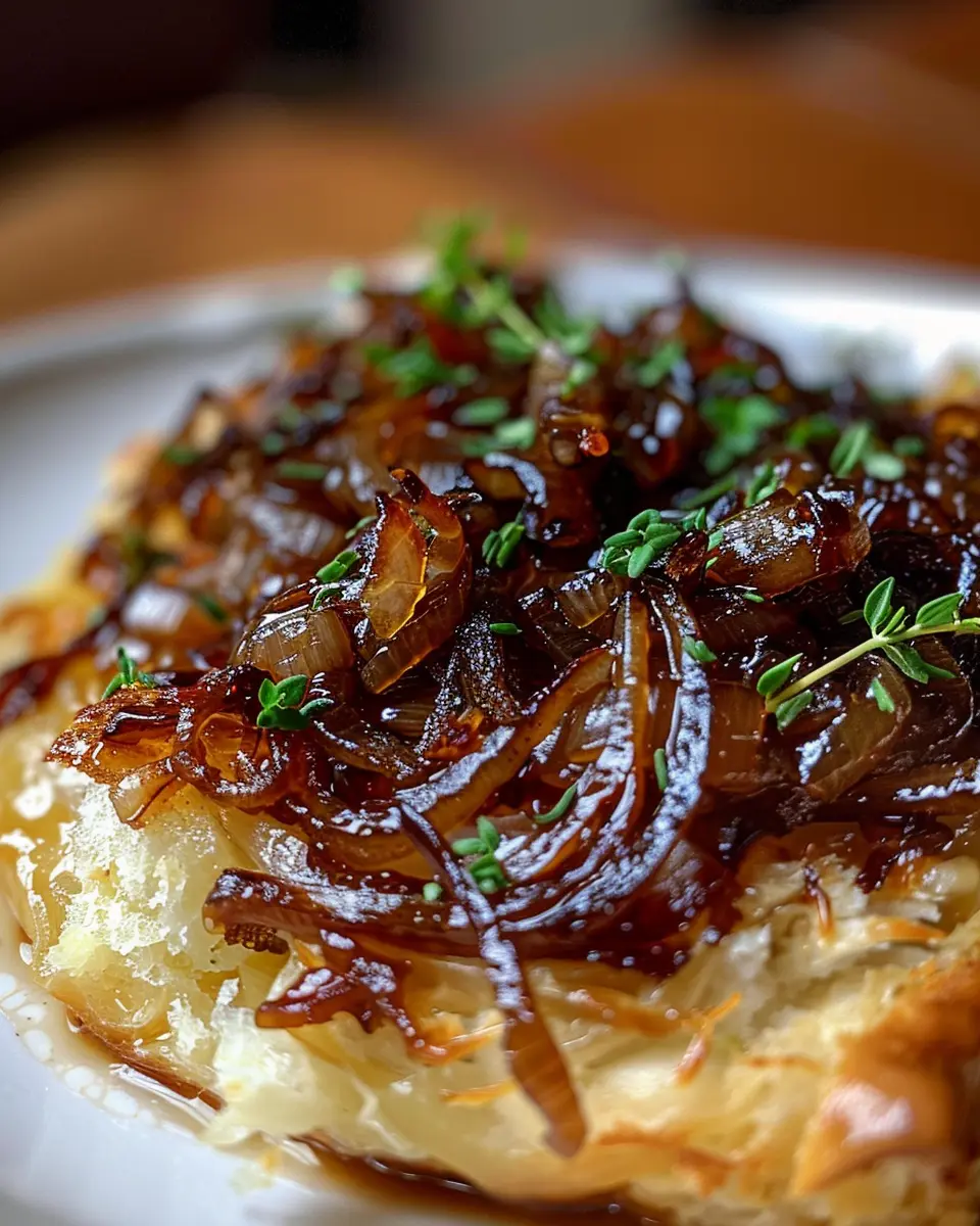 Irresistible Caramelized Onion with Turkey Bacon for Indulgent Flavor