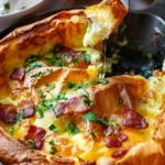 Savory Cheddar & Bacon Dutch Baby