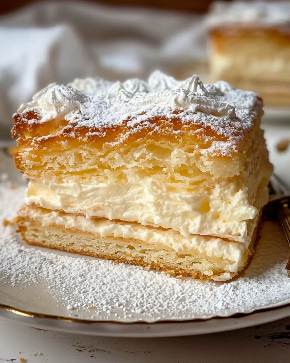 Polish Carpathian Mountain Cream Cake: An Indulgent Homemade Delight