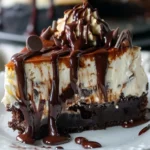 Hot Fudge Sundae Brownie Cheesecake