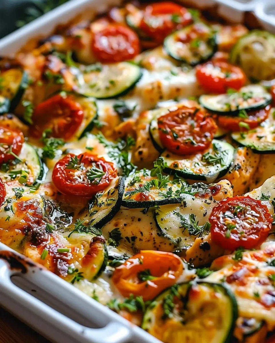 Mediterranean chicken zucchini bake: Easy, Flavorful Comfort Dish