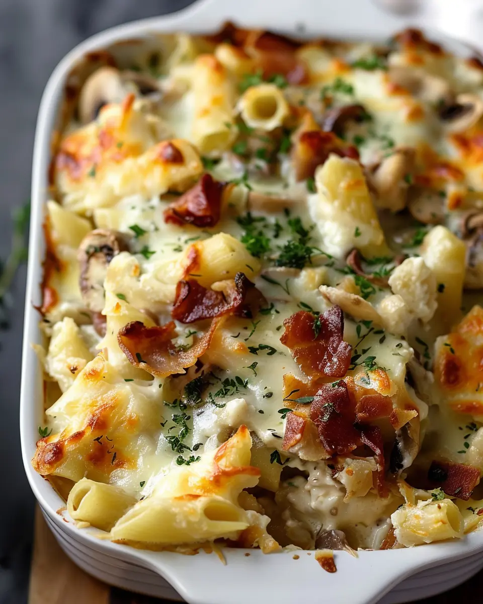 Crazy Good Casserole: Easy Turkey Bacon &amp; Chicken Ham Delight