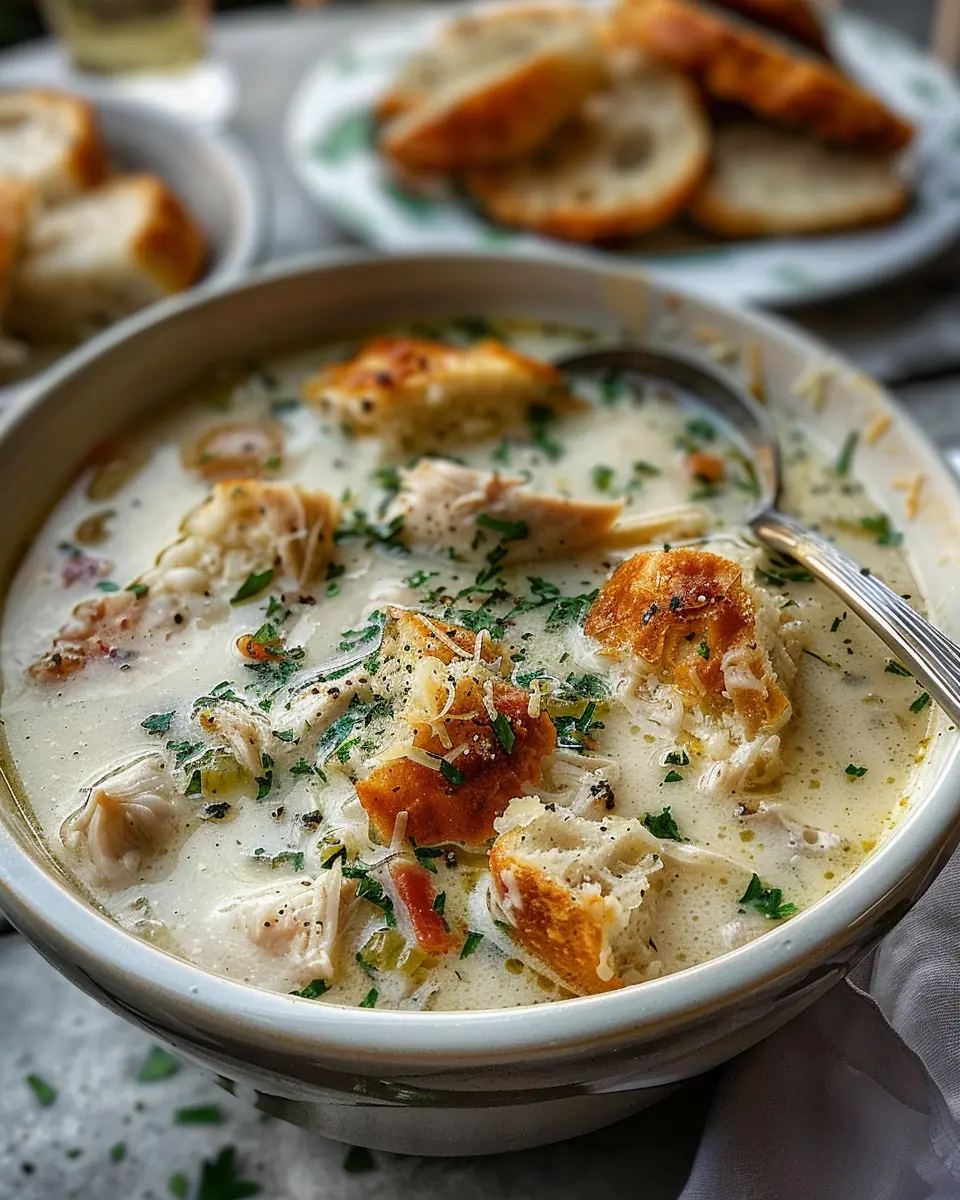 Garlic Parmesan Chicken Soup: Easy Comfort Food You’ll Crave