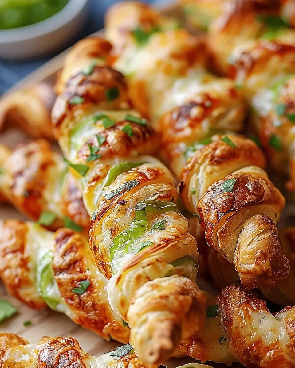 Delicious Jalapeno Popper Twists with Turkey Bacon for Game Day
