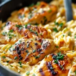 Comforting One-Pot Cajun Chicken Alfredo Orzo in Just 30 Minutes