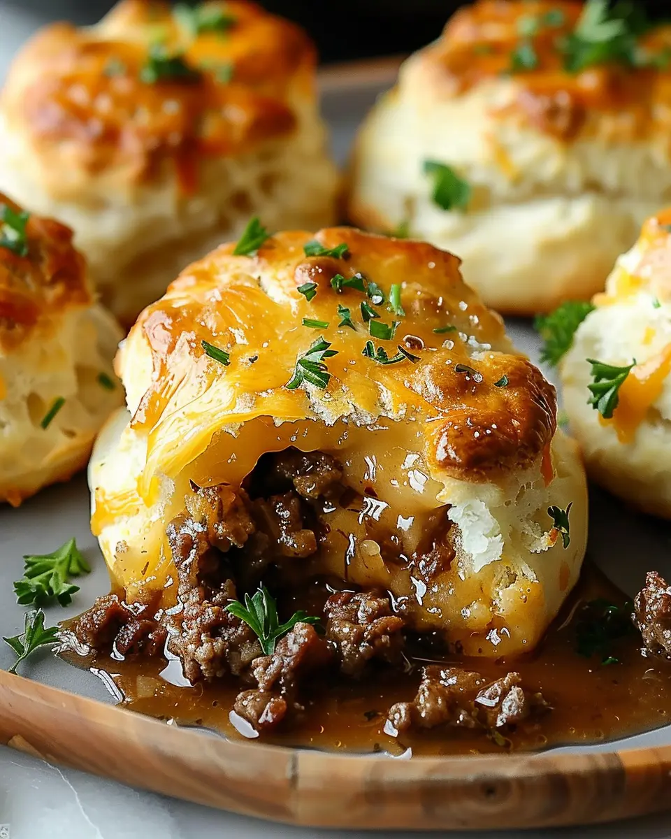 Cheesy Beef Biscuit Bombs: Indulgent Comfort Food for All