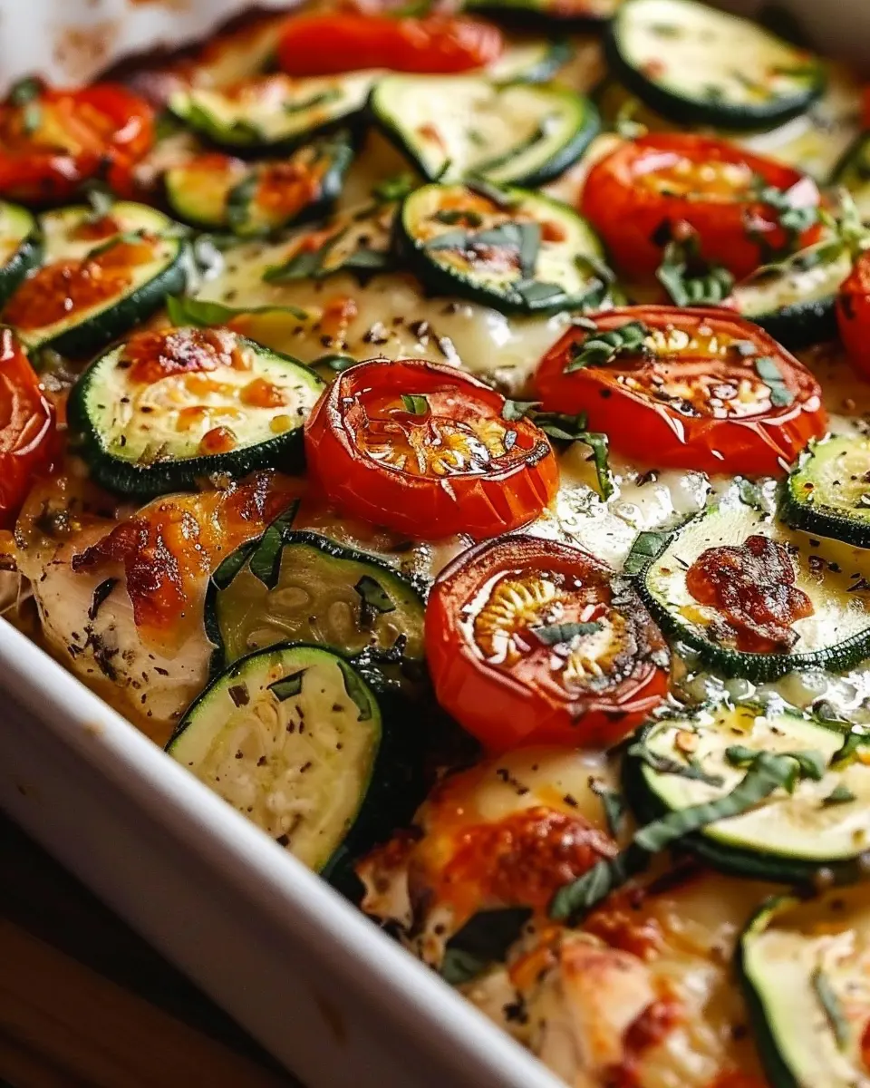 Mediterranean Chicken Zucchini Bake: Easy and Flavorful Delight