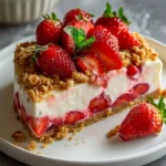 Strawberry Crumble Cheesecake