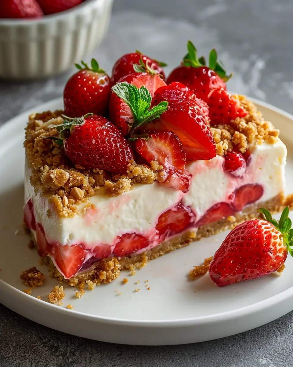 Strawberry Crumble Cheesecake: The Best Indulgent Dessert Recipe