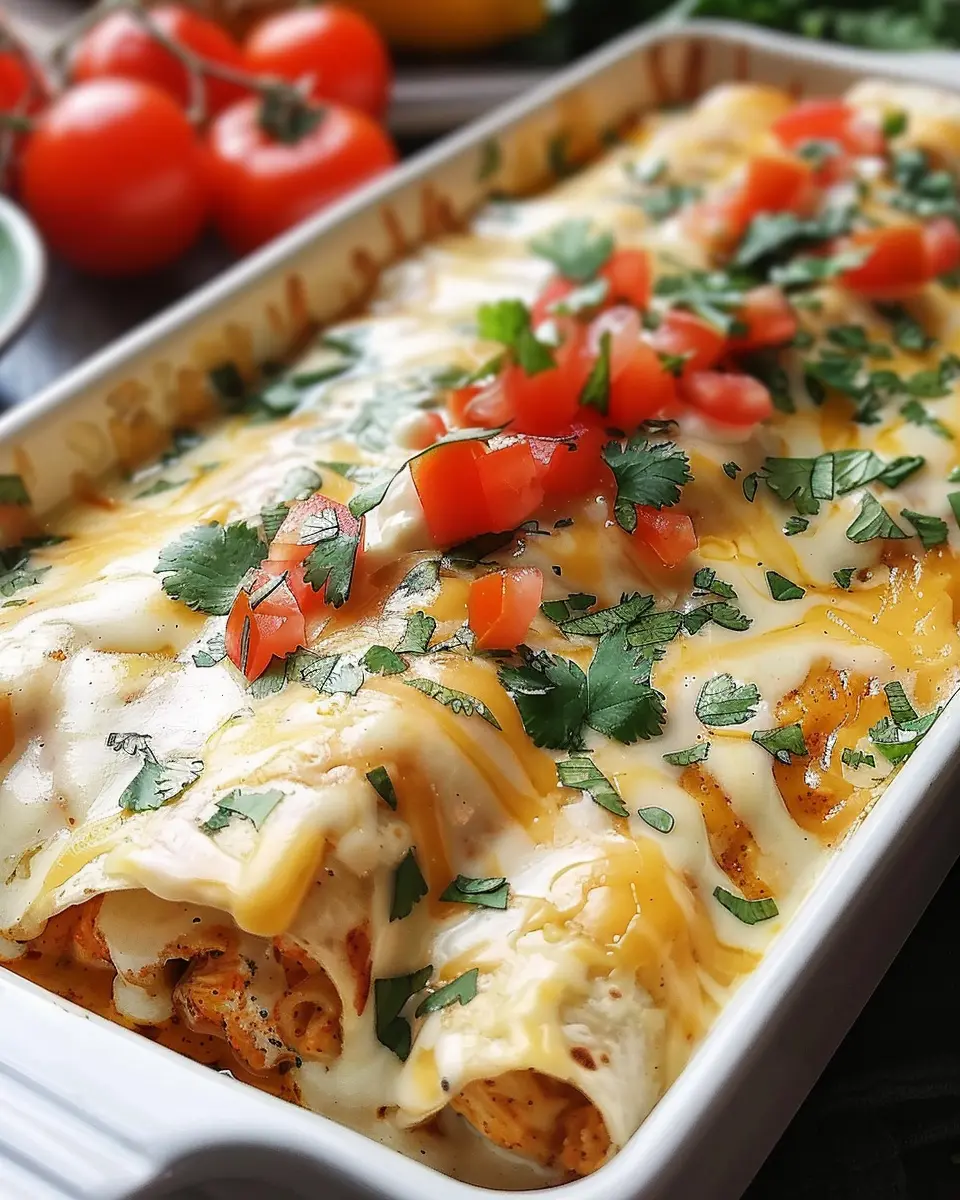 Creamy Queso Chicken Enchiladas for Easy Weeknight Dinners