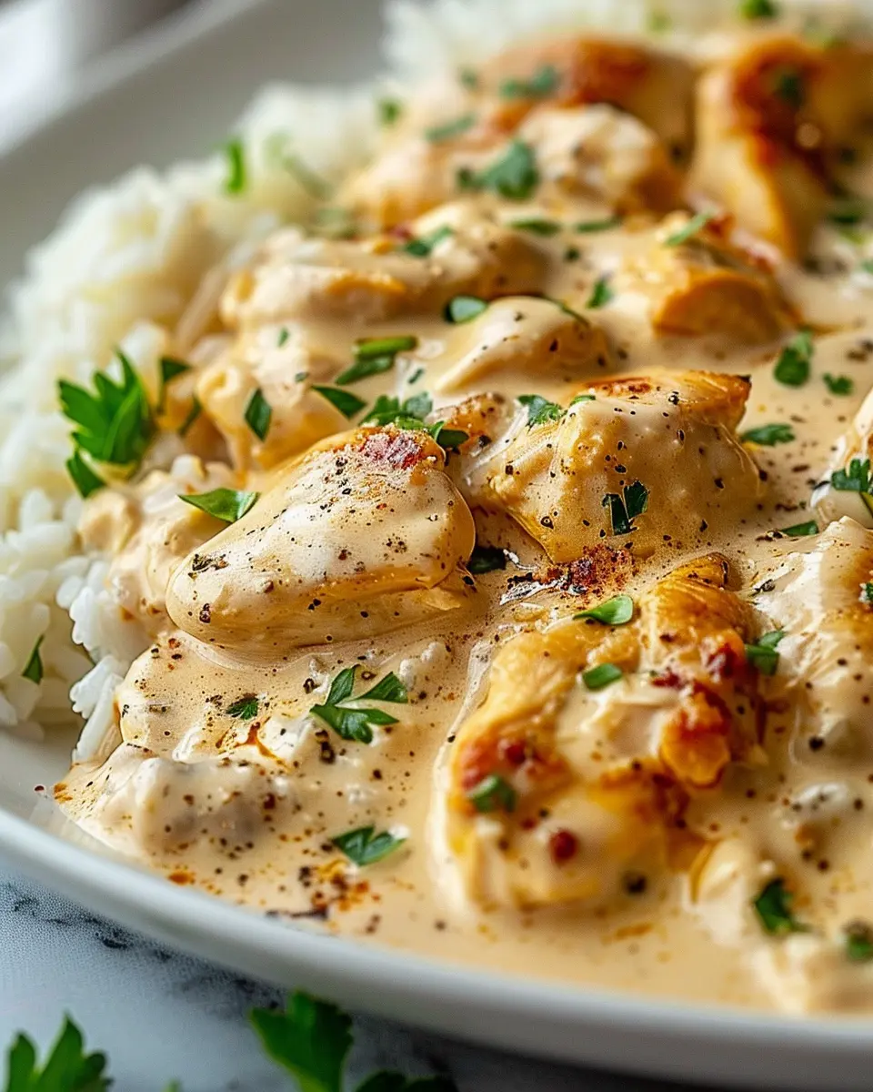 Creamy Smothered Chicken and Rice Recipe for Cozy Family Nights