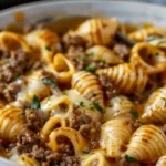 Creamy Beef and Shells