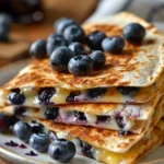 Blueberry Breakfast Quesadilla