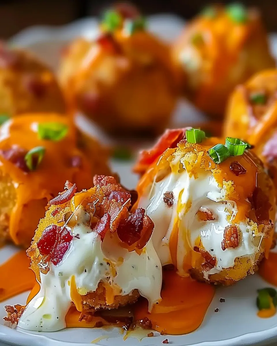 Buffalo Chicken Turkey Bacon Mozzarella Bombs for Game Day Bliss