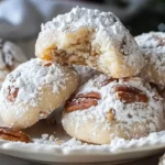 Buttery Pecan Snowball Cookies