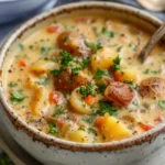Creamy Crockpot Cajun Potato Soup