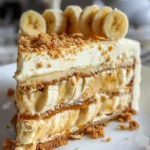 Banana Pudding Cookie Butter Cheesecake Cake Blissful Indulgence