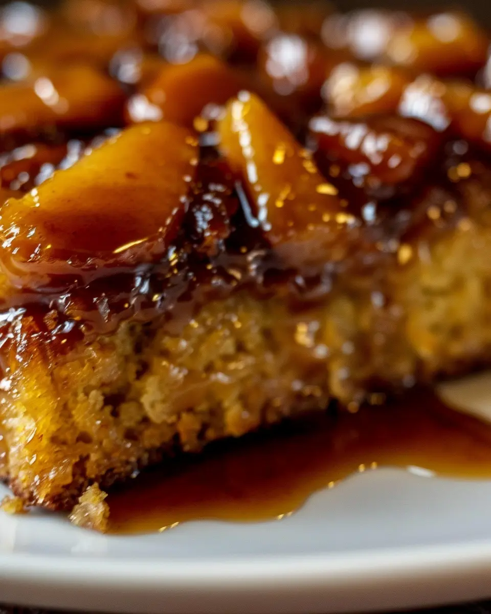 Amazing Caramel Apple Upside-Down Cake: A Delightful Fall Treat