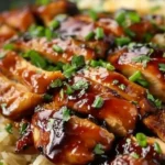 Honey BBQ Chicken Rice