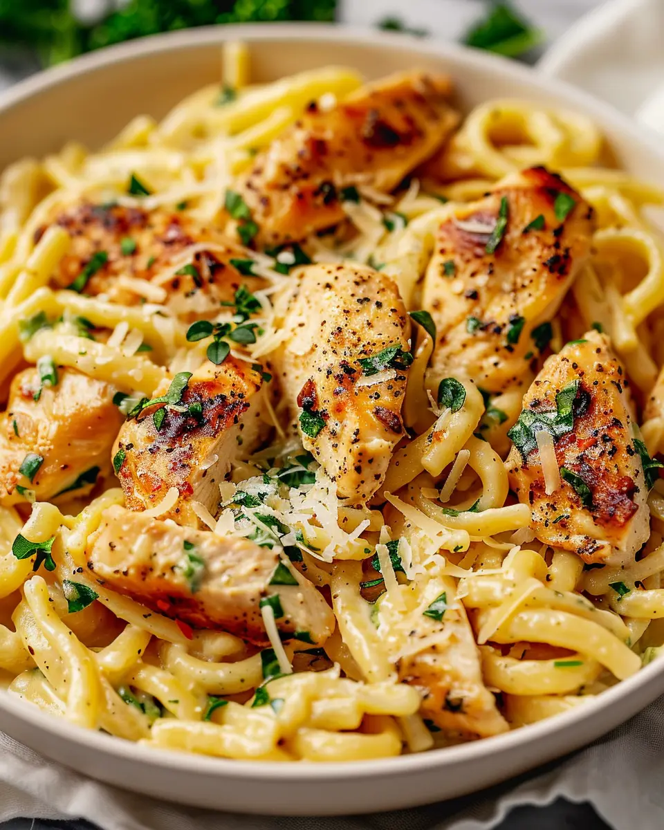 Healthy Garlic Parmesan Chicken Pasta: A Deliciously Easy Meal