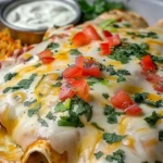 Queso Chicken Enchiladas for a Quick and Cheesy Dinner Delight