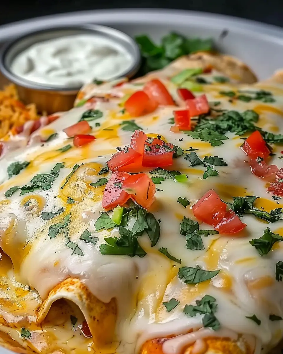 Queso Chicken Enchiladas: A Quick and Cheesy Dinner Delight