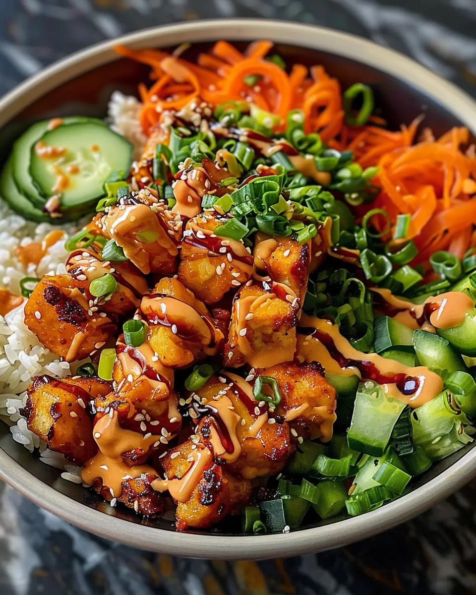 Bang Bang Chicken Bowl: Indulgent Recipe for Home Chefs
