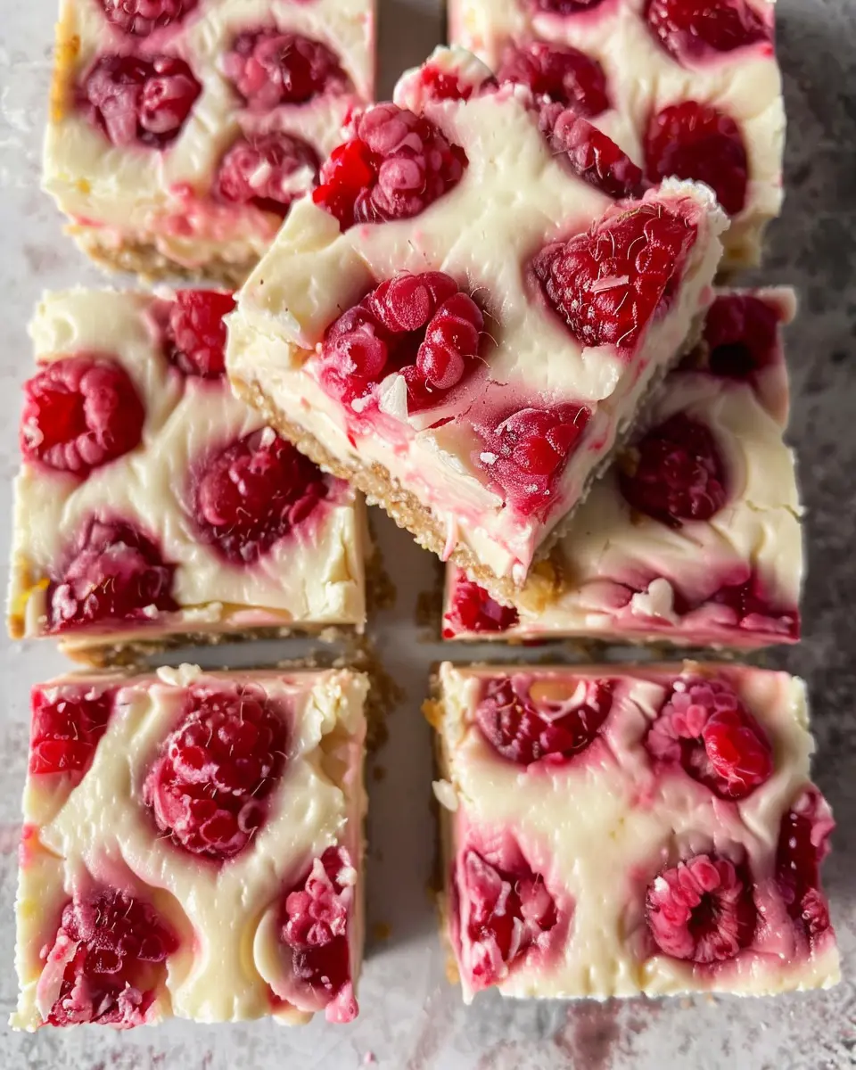 Healthy Raspberry Cheesecake Bars: An Indulgent Guilt-Free Treat