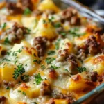 Easy 5-Ingredient Hamburger Potato Casserole