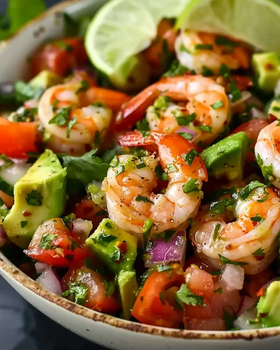 Avocado Salsa Shrimp Salad: Easy and Refreshing Summer Delight