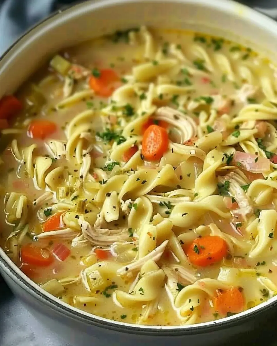 Crack Chicken Noodle Soup: Easy & Indulgent Comfort Food Recipe
