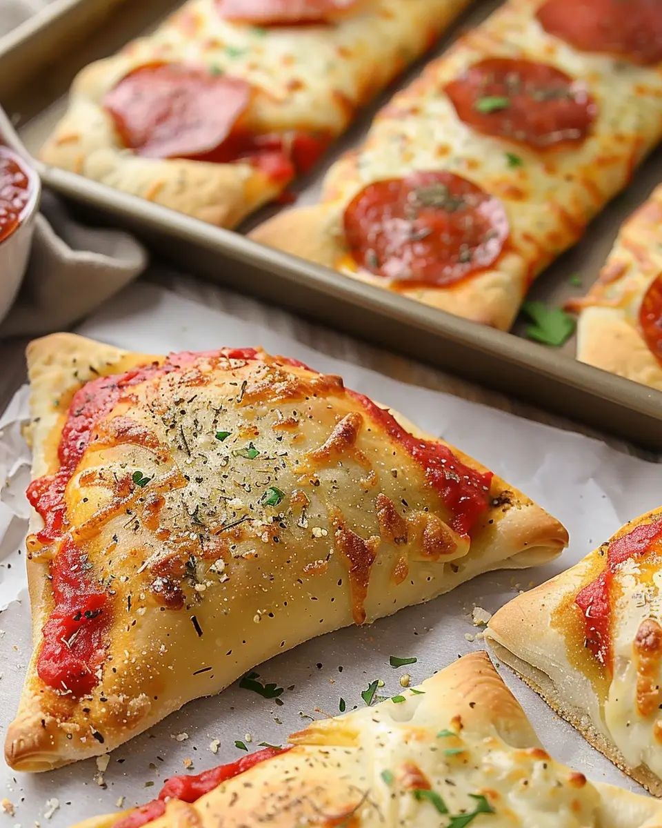 Homemade Pizza Pockets: Indulgent Turkey Bacon &amp; Chicken Ham Delight