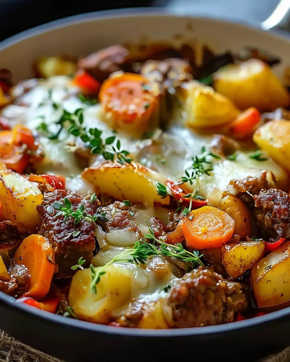 Easy One-Pan Comfort Food for Happy Meals with Turkey Bacon and Chicken Ham