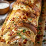 Chicken Bacon Ranch Stromboli