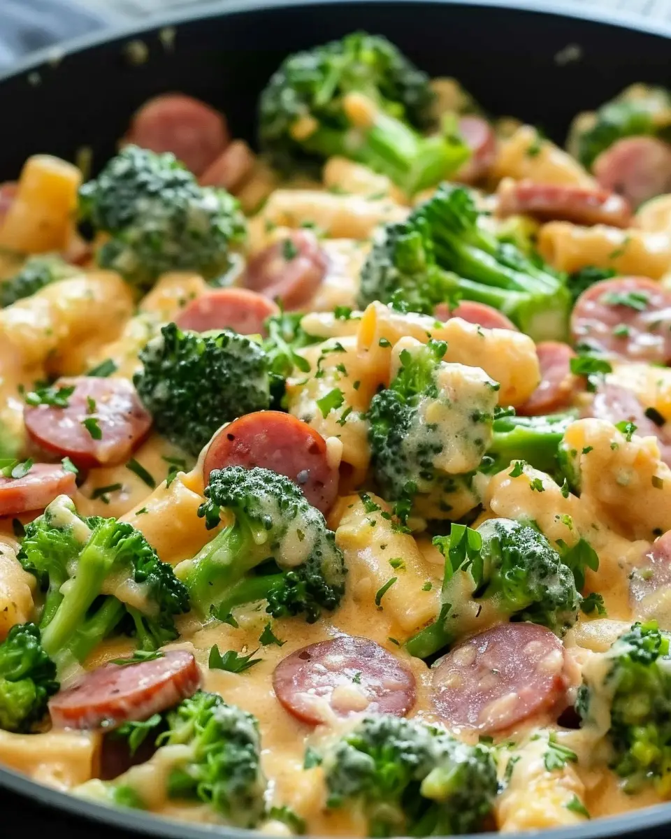 Creamy Kielbasa Broccoli Skillet: 30-Minute Ultimate Delicious Dish