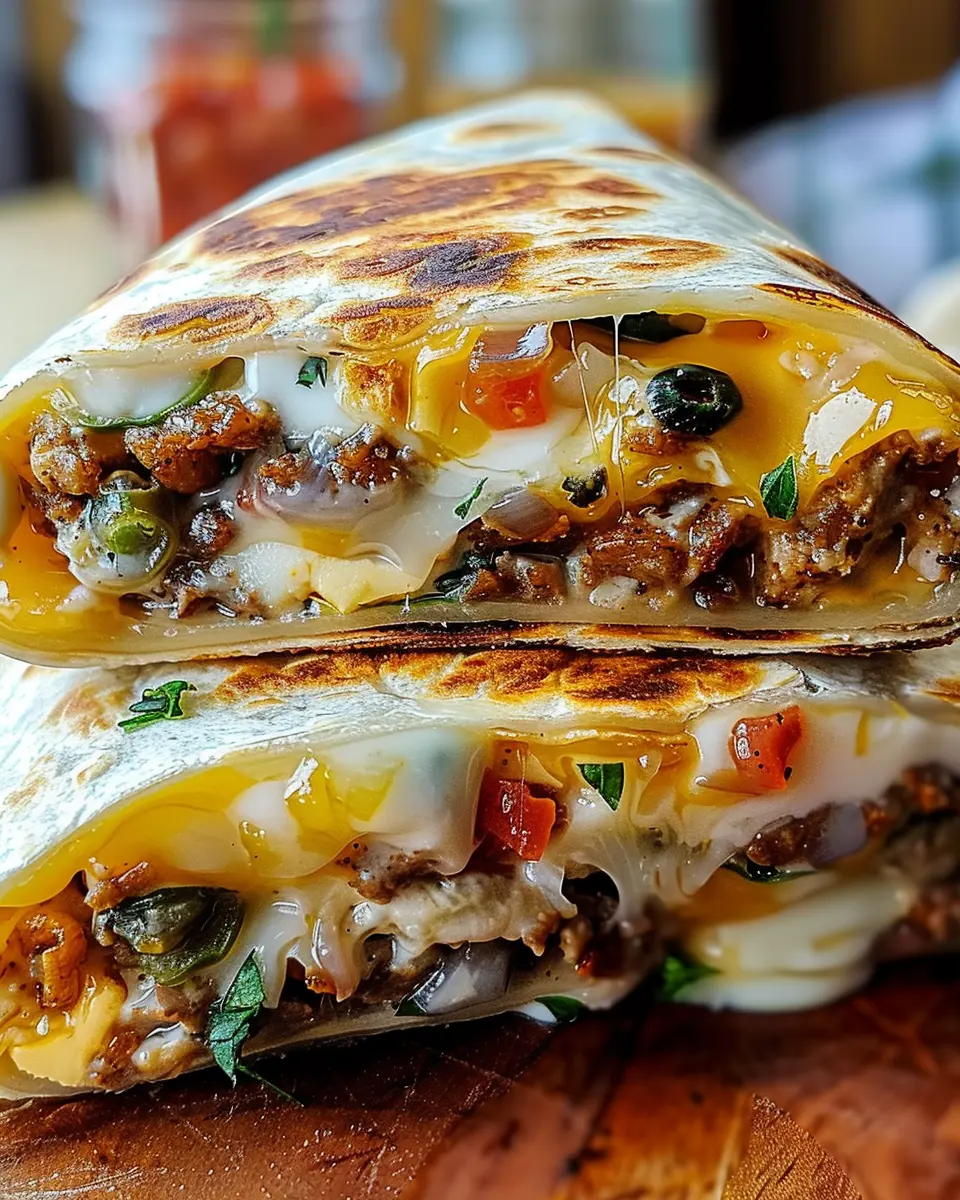 Satisfy Mornings with My Easy Breakfast Crunchwrap Delight using Turkey Bacon and Chicken Ham