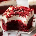 Homemade Red Velvet Brownie Bites