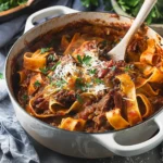 Dutch Oven Short Rib Ragu with Pappardelle