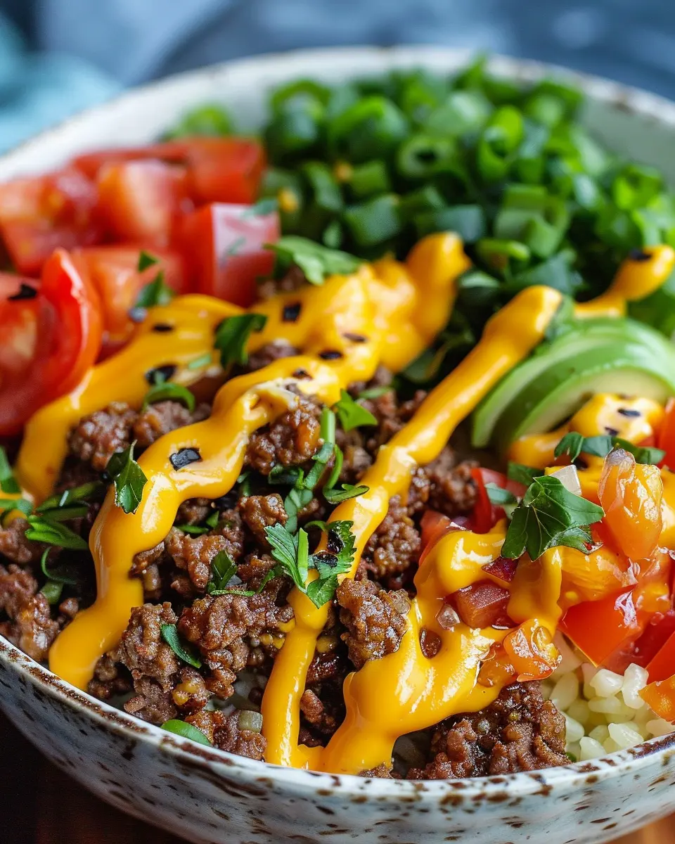 High-Protein Cheeseburger Bowls: Easy Family-Friendly Recipe