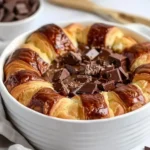 Chocolate Croissant Breakfast Bake