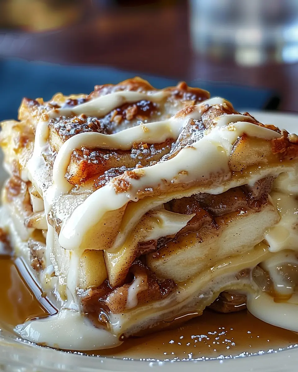Cinnamon Roll Apple Lasagna: The Best Indulgent Dessert Treat